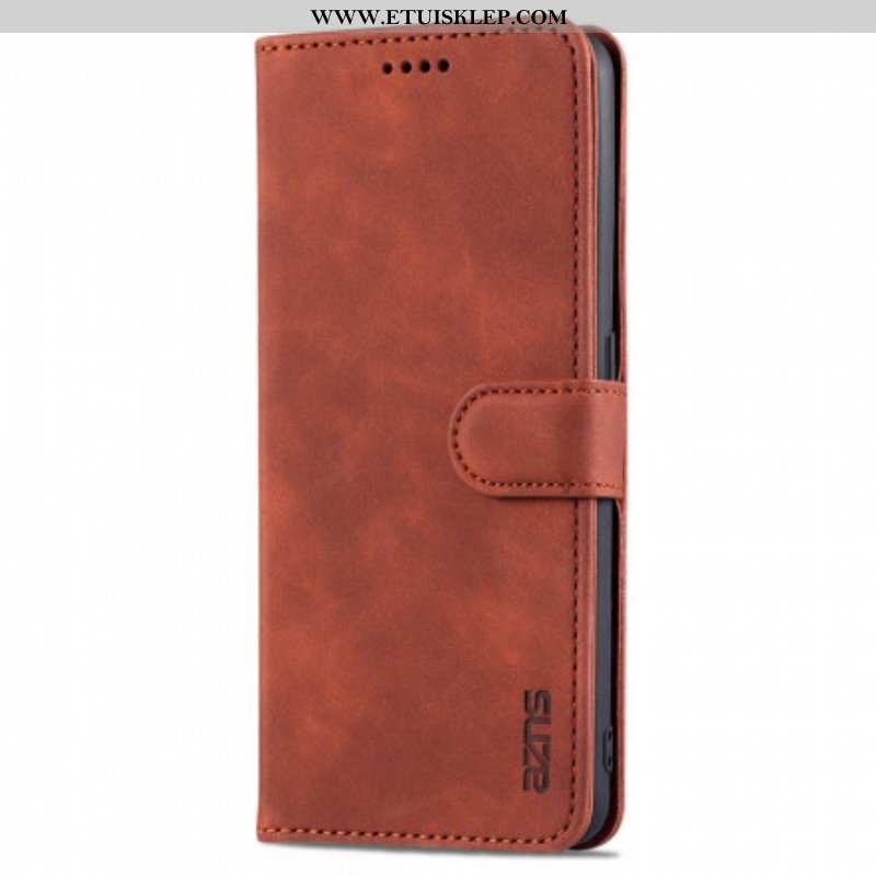 Etui Folio do Oppo A94 5G Efekt Skóry Azns